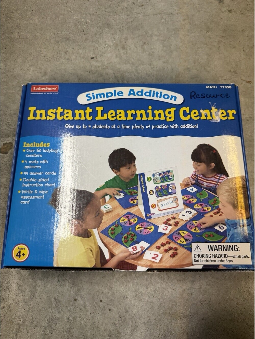 Lakeshore Simple Addition Instant Learning Center TT958 teacher homeschool